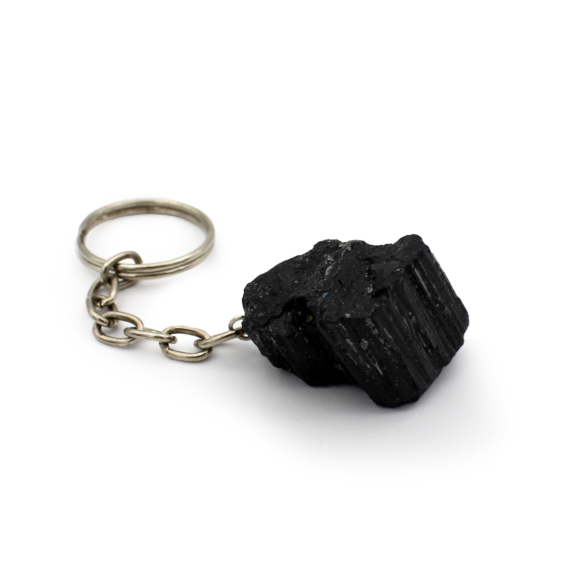 Keychain - Tourmaline (Black) Raw